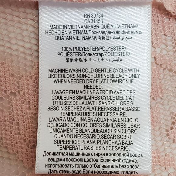 BCBGENERATION Floral Lace Open-back Top Size XSMALL - Picture 13 of 16